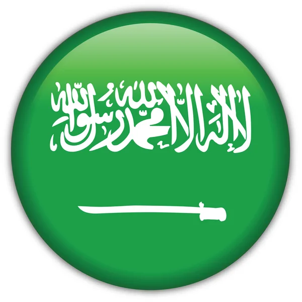 Het pictogram van de vlag van Saoedi-Arabië — Stockvector