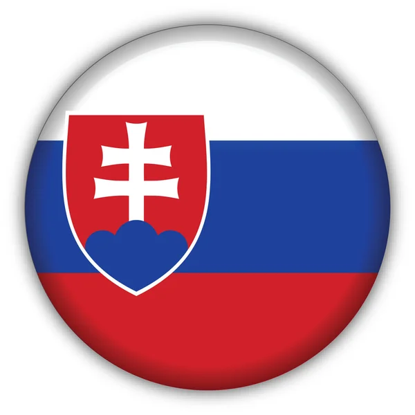 Flagge der Slowakei — Stockvektor