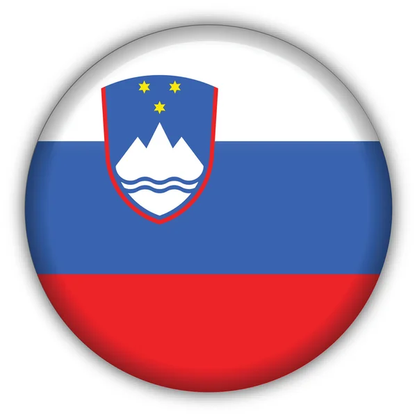 Ikonę flagi Słowenii — Wektor stockowy