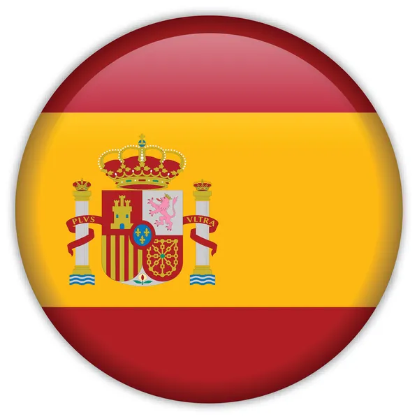 Spanien flaggikonen — Stock vektor