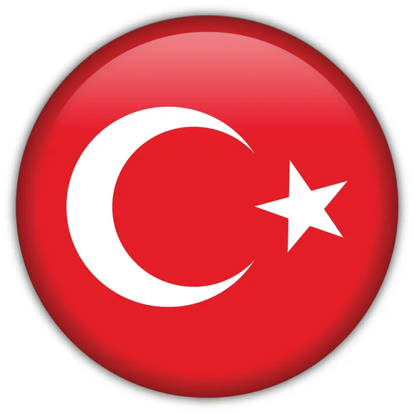 stock vector Turkey flag icon