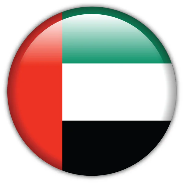Ícone de bandeira dos Emirados Árabes Unidos — Vetor de Stock