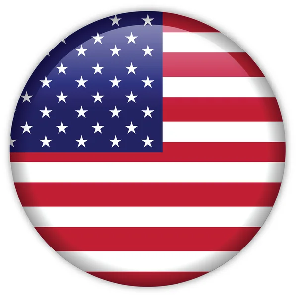 Amerika Birleşik Devletleri bayrak simgesi — Stok Vektör