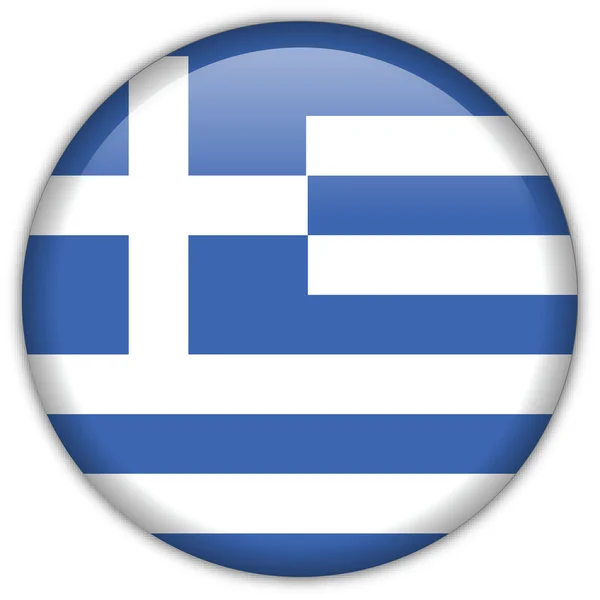 希腊国旗图标 免版税图库插图