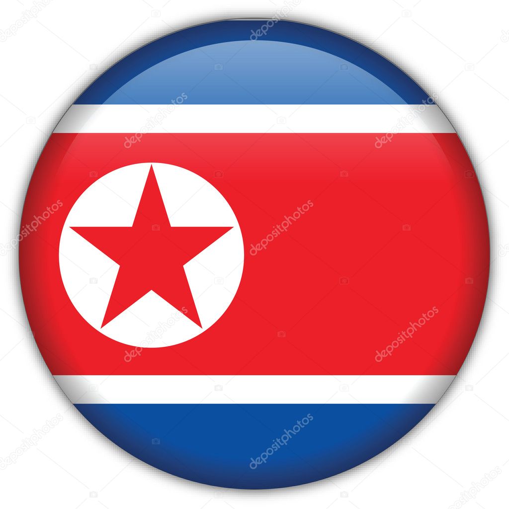 Korea North flag icon