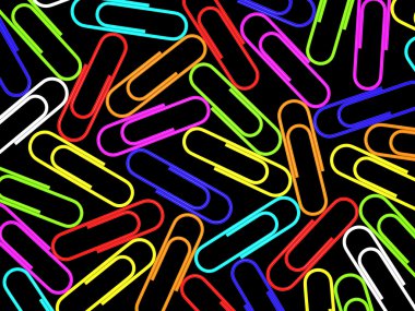 Paper clips clipart