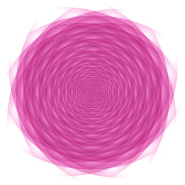 Çember pembe süsleme