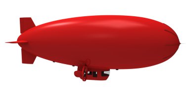 Dirigible balloon clipart