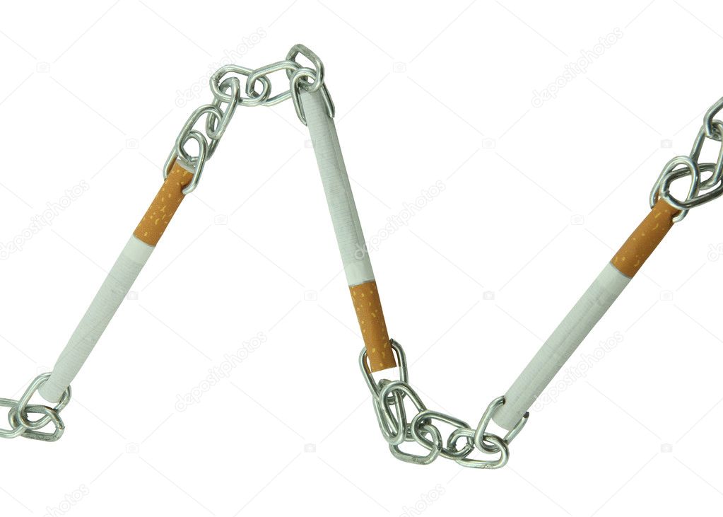 Chain smoking — Stock Photo © mscates176 5016555
