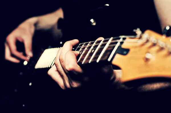 Primer plano de la guitarra — Foto de Stock