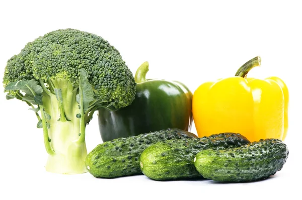 Verse groenten, geïsoleerd — Stockfoto