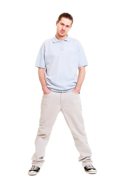 Full-length portrait of young man — Stock Photo, Image
