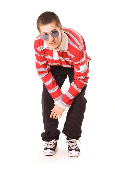 Teenager in sunglasses looking at camera — Stock Photo, Image