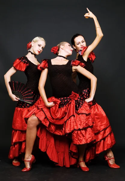Іспанська танцівниці — стокове фото