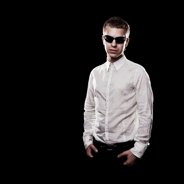 Stylish man in sunglasses — Stock Photo, Image