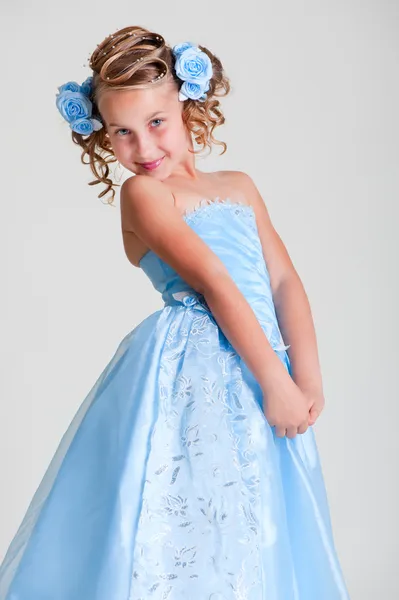 Radostné malá princezna — Stock fotografie