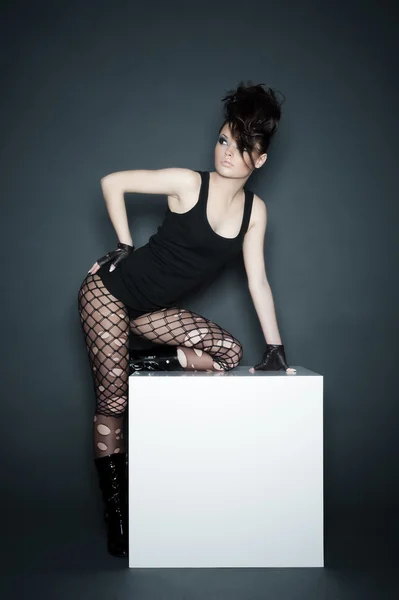 Sexy stylish model — Stock Photo, Image