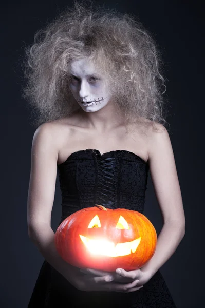 Halloween-Porträt des Geistes — Stockfoto