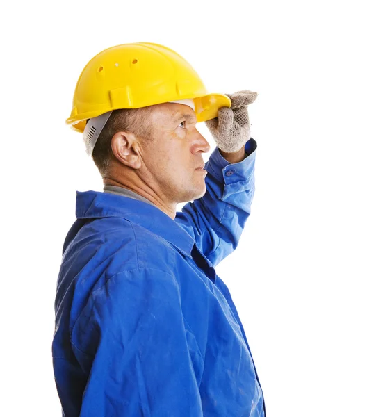 Worker looking forward — Stock Photo, Image