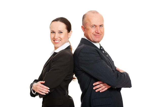 Smiley assured business — Stock Photo, Image