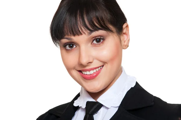 Smiley schöne Geschäftsfrau — Stockfoto