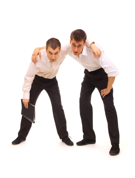 Two tired businessmen — Stock Photo, Image
