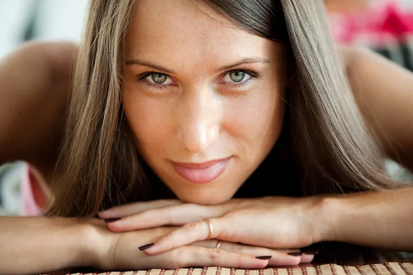 Portrait of lovely woman — Stock Photo, Image