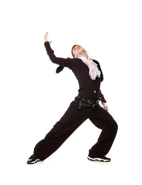 Glamor man dancing — Stock Photo, Image