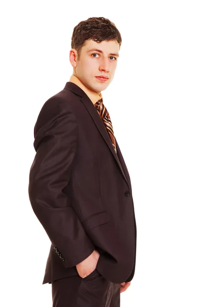 Joven hombre de negocios guapo — Foto de Stock