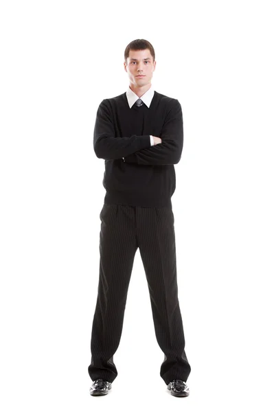 Guapo hombre serio en ropa formal — Foto de Stock