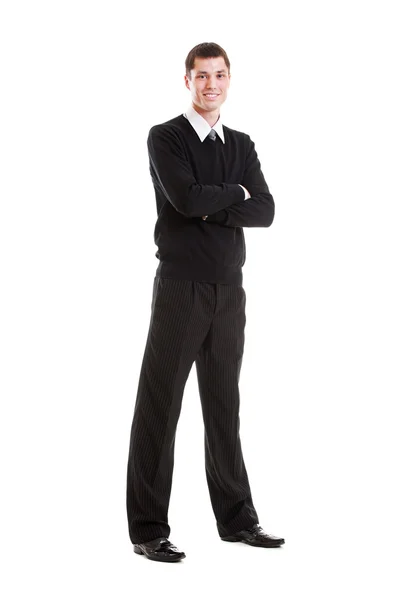 Portret van stijlvolle zakenman — Stockfoto