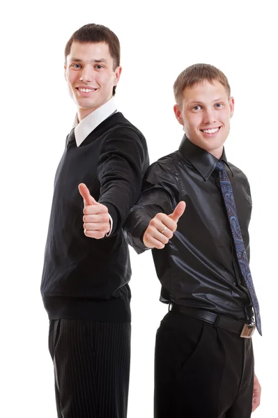 Dos jóvenes empresarios prósperos — Foto de Stock