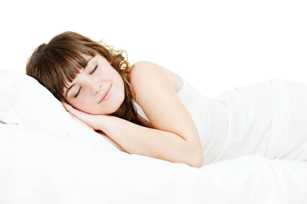 Bardzo Śpiąca kobieta — Zdjęcie stockowe