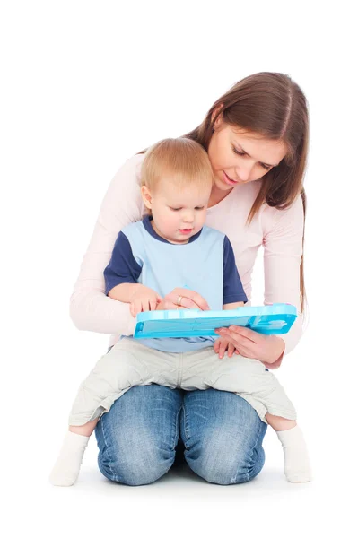 Mother with son playing — Stock Photo, Image