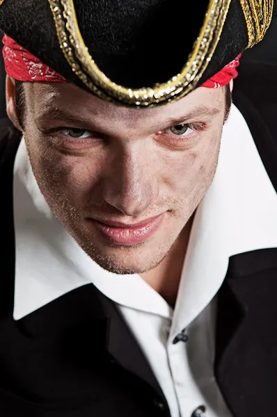 Portrait of young pirate — Stock Photo, Image