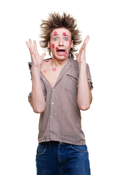 Funny picture of guy — Stock Photo, Image