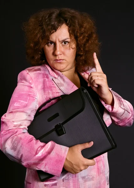 Funny businesswoman — Stock Photo, Image