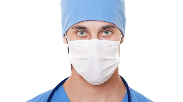 Läkare i mask — Stockfoto
