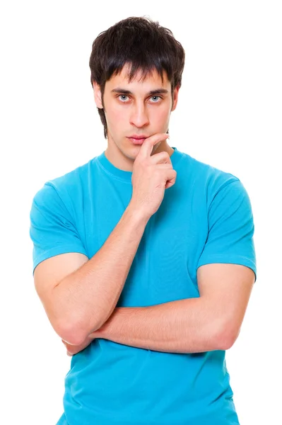 Pensive young man — Stock Photo, Image