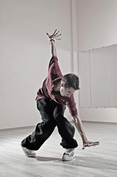 힙합 보가 댄스 스튜디오에서 — 스톡 사진