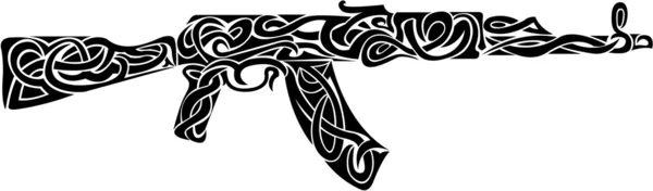 Arma tribal — Vector de stock