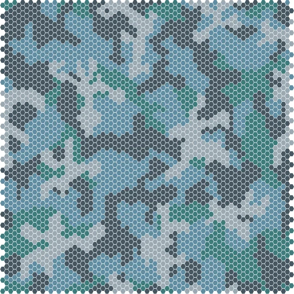 Pixel de camuflagem sem costura — Vetor de Stock