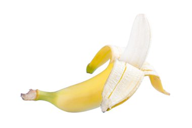 açılan banan izole