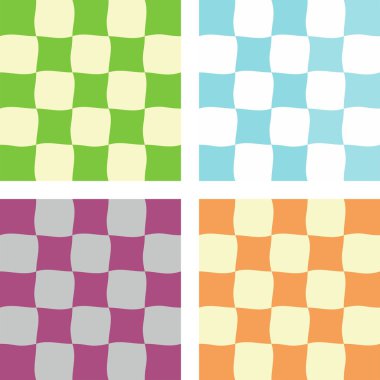 Checkered backgrounds clipart