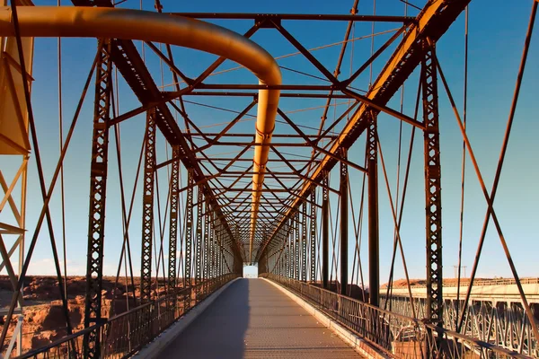 Cameron Suspension Bridge — Stock Photo, Image