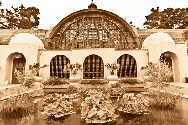 Botaniska byggnad på balboa park — Stockfoto