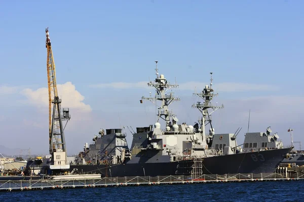 美国海军的战斗船 — 图库照片