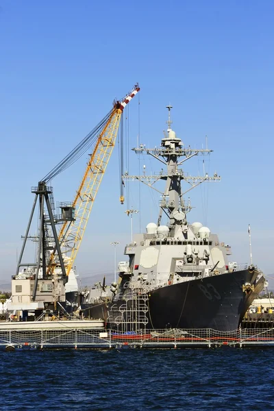 Navio de batalha da Marinha dos EUA — Fotografia de Stock