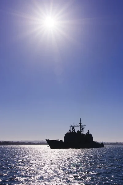 Kriegsschiff der US Navy — Stockfoto