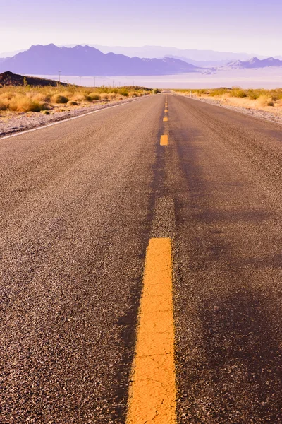 사막의 고속도로 — 스톡 사진